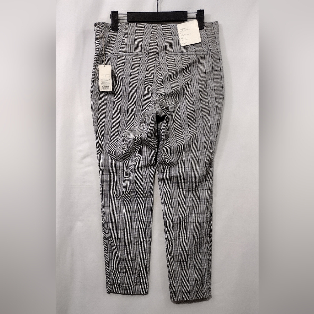 NWT A New Day Plaid Skinny Ankle Pants Women's 6 Gray Office Career Retro Y2K - Picture 7 of 12